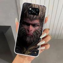 Black Myth Wukong Game Phone Case for Xiaomi Poco X7 X6 X5 X4 X3 Nfc F7 Ultra F6 F5 Pro F4 GT F3 M6 M5S M4 M3 Soft Print Shell X Xiaomi Poco X7 Pro