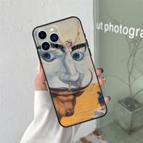 Salvador Dali Art Silicone Soft Case For iPhone 17 Air 11 14 15 16 Pro Max 13 12 Mini 16 Plus 16e Back Cover For iPhone 11