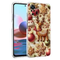Transparent Phone Case for Redmi 14C 13C 10C 10 9 Note 13 12 11 K50 K40 Plus Pro 4G 5G Soft TPU Cover New Year Christmas Pattern for Redmi 14C