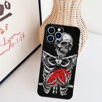 Trippy Skeleton Phone Case For iPhone 17 Pro Max 14 13 12 11 15 16 Pro Max mini 15 16 Plus 16e Back Cover For iPhone 11