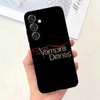 V-Vampyrų Dienoraščiai Telefono dėklas Telefono dėklas Samsung S25,S24,S21,S22,S23,S30,Ultra,S20,Plus,Fe,Lite,Note,10,9,5G Juodas dangtelis Samsung S105G