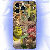 S-Shrek-s Cartoon Funny Phone Case For iPhone 17,16,15,14,13,12,11,Pro,XS,Max,XR,Plus,E,SE4,Mini Black Soft Cover iPhoneXR