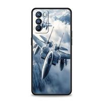 Aircraft Helicopter Airplane Case For Oppo Reno13 Reno12 Reno11 F Reno10 Pro A54 5G Find X5 A53 A52 A9 A17 4G A79 A80 A98 Cover For Oppo A9 2020