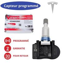 Capteur pression pneus - Tesla Model S/3/X - Préprogrammé - 433 MHz - Réf. 103460200A/B/C