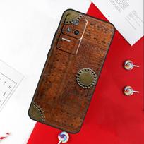 Brown Tooled Leather Pattern Cover For Xiaomi 13T 11T 12T 14T Pro 13 14 15 Ultra POCO X7 Pro X3 X5 X6 F5 F6 M6 Pro Case For Mi 11T (11T Pro)