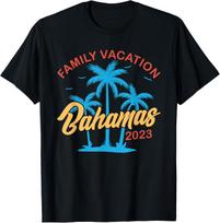 Bahamas Family Vacation 2023 Matching Group Summer Vacation Men Women Kids T-Shirt S įvairiaspalvis