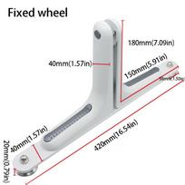 Movable Wheels Room Divider Stand Holder Aluminum Zinc Zinc Alloy Screen Base  Hotel Style E
