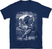 The Cursed Knight Geri Del Bello T-Shirt | The Inferno Gustave Dore | Dante Inferno 19th Century Illustration Shirt S įvairiaspalvis