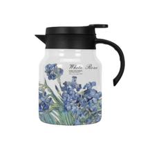 316 Stainless Steel Thermal Teapot with Tea Infuser Insulated Water Pot  Living Room Style D