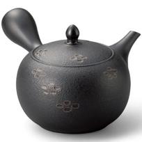 Showa Nostalgia Tokoname Ceramic Mesh Teapot with Made in Japan J-kitchens Teapot, Ware, Strainer, 590cc,