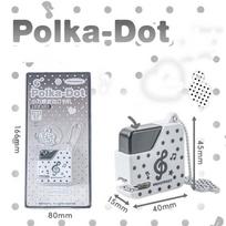 Portable With 40pcs No.10 Staples Mini Stapler Lightweight Polka Dot Bookbinding Machine Manual Binding Tool juoda