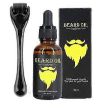 2025 Kit, Derma Roller, 0.5mm Derma Roller/beard Oil For Facial Growth, For Men And Dads, Grooming Tool To Grow A Beard-facilitates