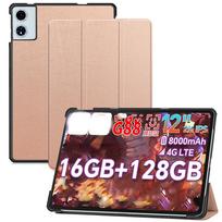 Tablet Protective Case For Teclast T60 Plus Shockproof Cover 12inch PU Soft All-inclusive Drop-proof Protective Case rožinio aukso spalvos