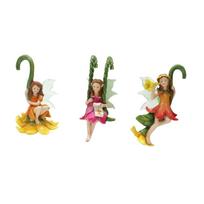 3pc Tree Vine Flower Fairy, Creative Garden Bonsai Decoration Pendant, Home Multi Scene DIY Decoration Crafts Pendant