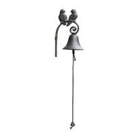 Vintage Dinner Bell Wall Mounted Bell with Birds Indoor Outdoor