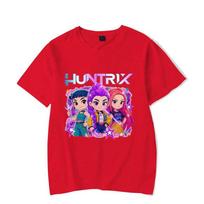 Hot Anime Kpop Demon Cute Hunters Mira Rumi Zoey Printed T Shirts Unisex Casual Tops Summer Short Sleeve Harajuku T Shirts S