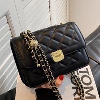 High-end small bag women's bag new popular summer versatile diamond chain bag messenger bag juoda