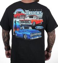 Ford F100 Pikapų Marškinėliai: Klasikinė sunkvežimių serija, Ford gerbėjo dovana Unisex marškinėliai S