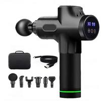 Electric Percussion Massage Gun Deep Tissue Relief for Body Neck Back Muscle Relaxation Fitness Pistol Massager Type C Charge