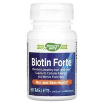 Nature's Way, Biotin Forte, 60 tablets