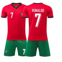 2024 Portugal Home Jersey Kit: Ronaldo #7, Bruno Fernandes #8, Felix #11 20