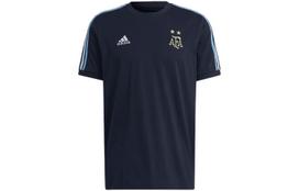 Adidas Argentinos futbolo marškinėliai vyriški juodi ploni tiesaus kirpimo HF3949 M