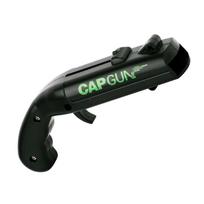 Handheld Bottle Opener Toy Cap Gun Style Beer Bottle Opener with Launcher Mechanism for Easy Bottle Cap Removal and Entertainment Use violetinė