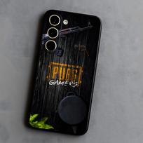 P-PUBG Game Battegrounds Phone Case For Samsung S25 S24 FE S23 S22 S21 Plus S20 Ultra Note20Ultra Black Soft Shell Samsung S25 Plus
