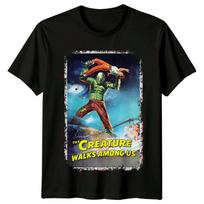 The Creature Walks Among Us (1956) Movie Poster Inspired Unisex T-Shirt Retro Tee XXL