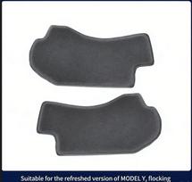 for Tesla Model Y Juniper 2025 2026 Center Console Side Anti-Kick Pad Dust-proof Protector Cover Leather Floor Mats Accessories juoda