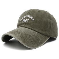 1987 Embroideried Basebal Cap Hip Hop Adjustable Black Cotton Dad Hats For Men Gorras Hombre Beisbol Latest Vintage California Adjustable
