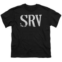 26 Stevie Ray Vaughan SRV Kids Youth T Shirt Licensed Music Rock Band Tee Black Unisex T-Shirt S įvairiaspalvis