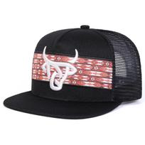 Women Ox Head Embroidery Hip-Hop Net Hats Spring Summer Outdoor Use Adjustable Casual Baseball Caps Sunscreen Hat Cap For Men And