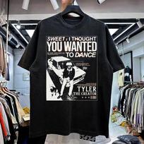 Poster Tyler The Creator 90s Basic Black T Shirt Gift Tee For Men Women NH20913 Unisex T-Shirt S įvairiaspalvis