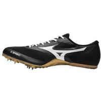 Mizuno Unisex Spike Track Shoes Black White U1GA232404 38.5