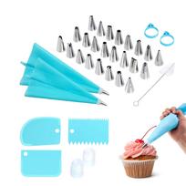 34 Pieces Cake Decorating Set Piping Bag And Piping Nozzle Set For Piping Paper Cupcakes Cookies Dessert Candy Pastry Pie China Mainland