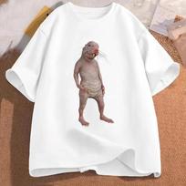 Funny Naked Mole Rat Print Tshirts Summer Humor Womens Clothing Casual Fashion Streetwear ONeck Short Sleeve Tshirts S