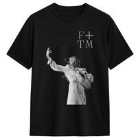 Florence + The Machine Everybody Scream Tour Men T Shirt Awesome Tees Short Sleeve Round Neck T-Shirt 100% Cotton Plus Size Tops S įvairiaspalvis