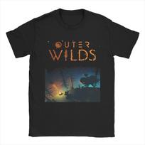 Man T-Shirt Outer Wilds Game T-Shirts Trending  Summer Tee Shirt Y2K Retro Cotton Clothing Birthday Gift S įvairiaspalvis