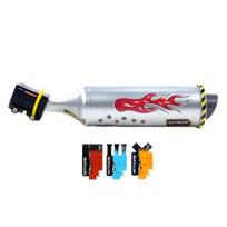Bicycle Exhaust Pipe with 6 Bike Sound MTB Road Mountain Sound Effects Maker Motorcycle Turbo