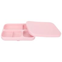 Easy To Clean Pink Silicone Plate Set For Toddlers 1set