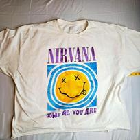 Nirvana white cotton t-shirt Size: XXXL #rock#31 S įvairiaspalvis