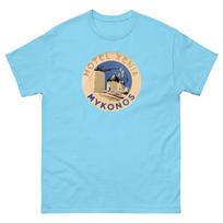 Hotel Xenia Mykonos Spain Travel Retro T Shirt Vintage Souvenir Cotton S įvairiaspalvis
