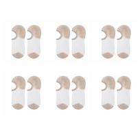 6 Pairs Breathable Low-Cut Socks Ultra-Thin Women Ankle Socks Transparent No-Show Socks  Summer pilka