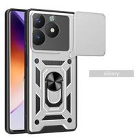 For Realme note 70 Case Realme Note 70T Cover Narzo80 Lite Magnetic Ring Holder Armor Phone Case Slide Camera Protect Back Cover realme Note 70