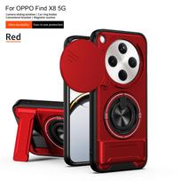 For Oppo Find X8 Case OPPO Find X8 Cover Find x8 Phone Case Magsafe Magnetic Fold Holder Military Armor Camera Protection Cover OPPO Find X8