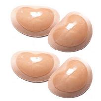 2 Pair Bra Pad Convenient Use High Stickiness Silicone Self-adhesive Invisible Wire Free Bra Patch for Daily