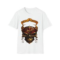 Soft Cotton T-Shirt. Skelton Warrior. Guns N Roses S įvairiaspalvis