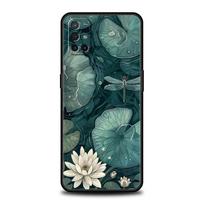 Lotus Pattern Phone Case For OnePlus 15 13 12 11 10 9 8 13T 10T 7T Pro 13R 12R 9RT 8T Nord 4 N200 2T CE 2 3 5G Lite Cover For OnePlus 7T