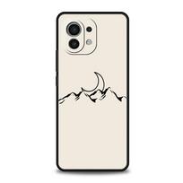 Phone Case For Xiaomi Mi 15 14 14T 13T 12T Pro 12 13 11 Lite 5G 11T X6 X5 Pro TPU Cover Line Mountain Scenery Sun Moon Couples For Xiaomi Mi 11